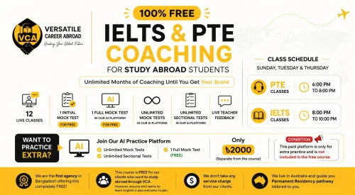 VCA IELTS/ PTE 1month free crash course image 1